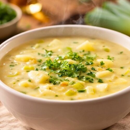 Classic Leek and Potato Soup Easy British Recipe