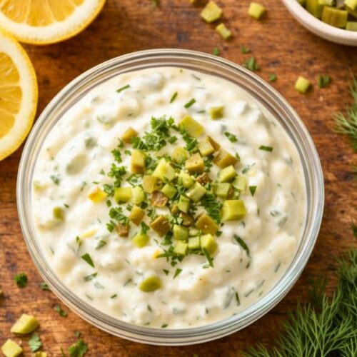 Creamy Homemade Tartar Sauce Recipe