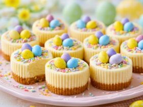 Creamy Mini Easter Cheesecakes Recipe