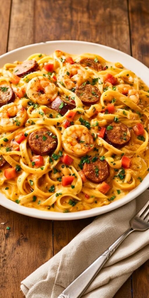 Creamy Pappadeaux Mardi Gras Pasta Recipe