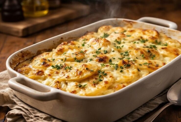 Creamy Scalloped Potatoes with Gruyere Easy Recipe for Cozy Comfort