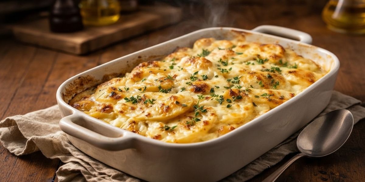 Creamy Scalloped Potatoes with Gruyere Easy Recipe for Cozy Comfort