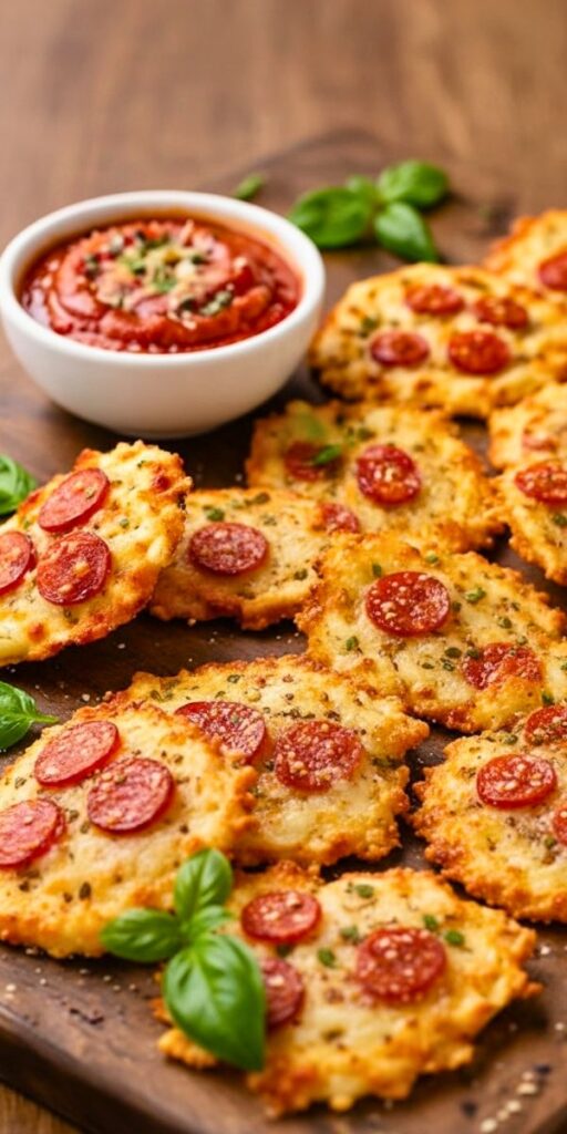 Crispy Pizza Chips Recipe