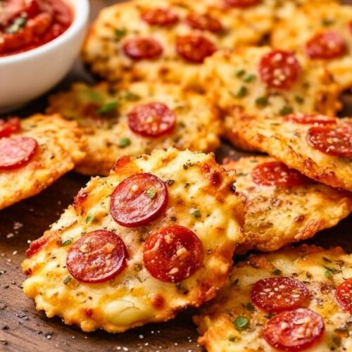 Crispy Pizza Chips Recipe