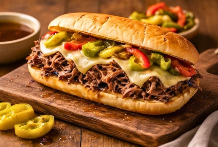 Crock Pot Italian Beef Sandwiches Recipe