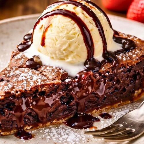 Decadent Hot Fudge Pie Recipe