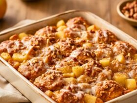 Delicious Apple Fritter Cinnamon Roll Bake Recipe