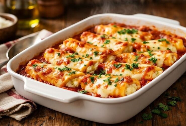Easy Ina Garten Stuffed Manicotti Recipe