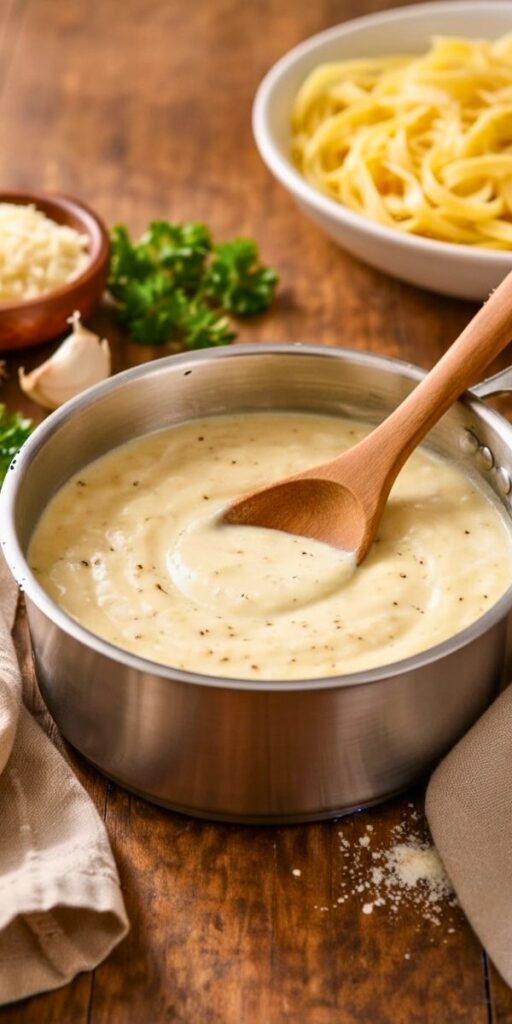 Garlic Parmesan Sauce Recipe