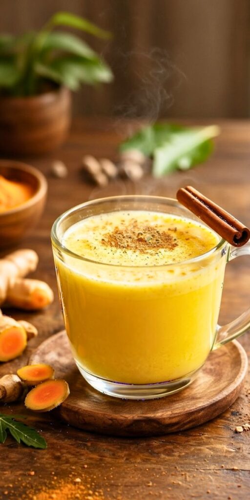 Golden Milk with Turmeric and Ginger Recipe