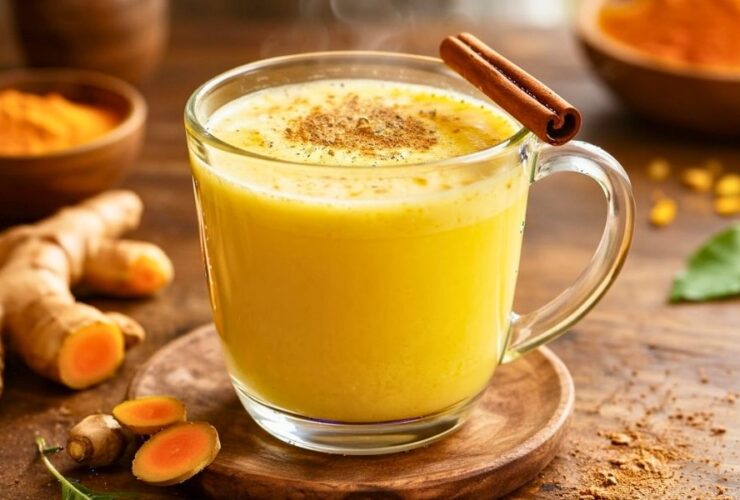 Golden Milk with Turmeric and Ginger Recipe