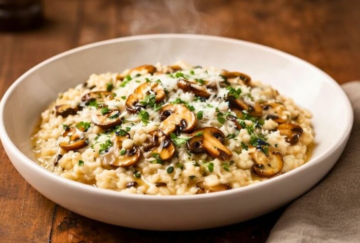 Gordon Ramsay Creamy Mushroom Risotto Recipe