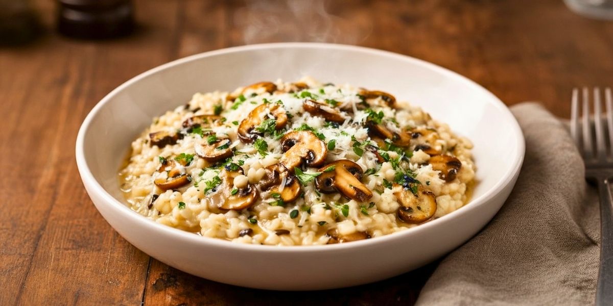Gordon Ramsay Creamy Mushroom Risotto Recipe