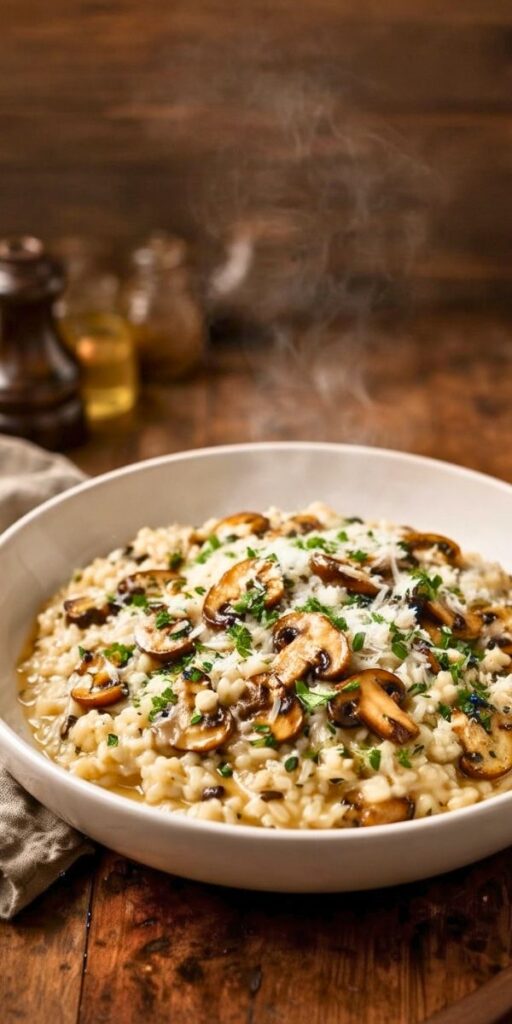 Gordon Ramsay Creamy Mushroom Risotto Recipe