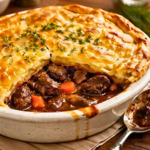 Hairy Bikers Steak and Guinness Pie For Cozy Nights