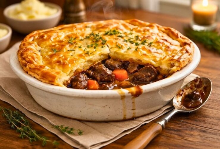 Hairy Bikers Steak and Guinness Pie For Cozy Nights