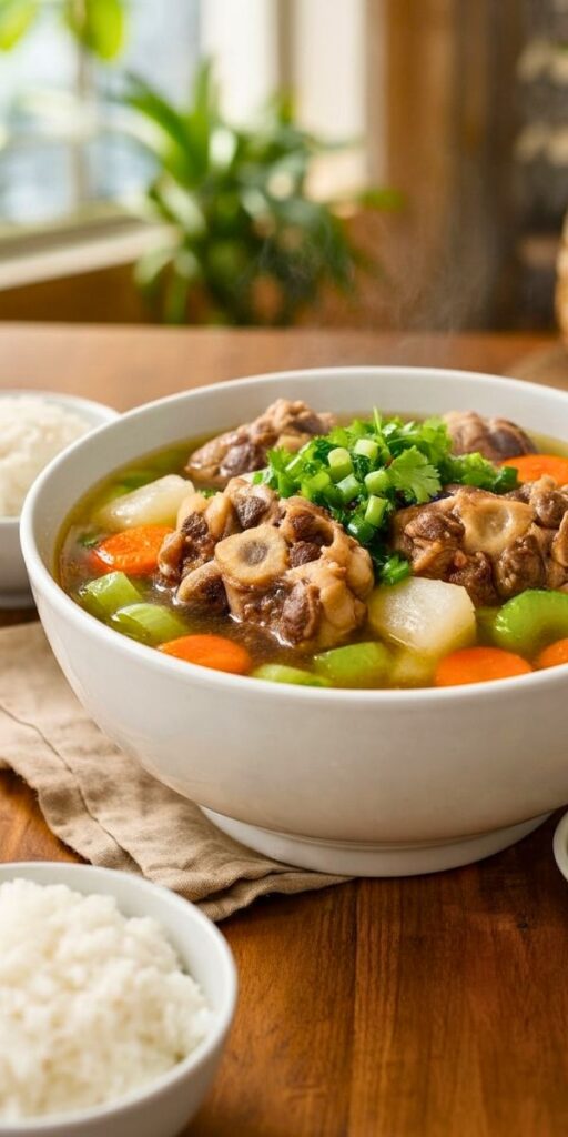 Hawaii Style Oxtail Soup Recipe
