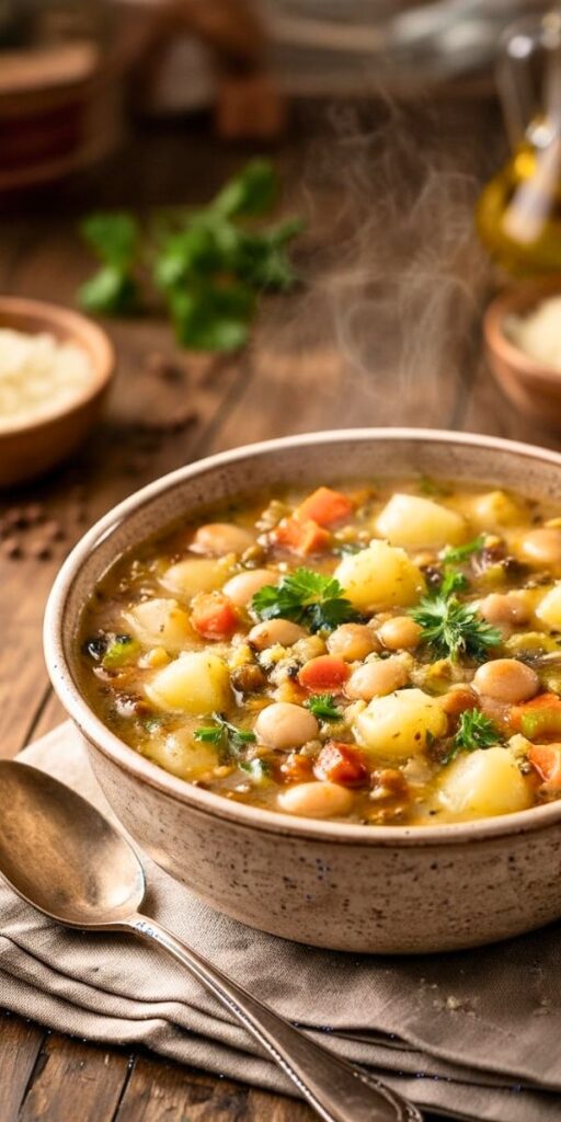 Hearty Potato Bean Soup Recipe