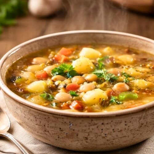 Hearty Potato Bean Soup Recipe