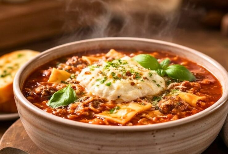 Homemade Lasagna Soup Recipe