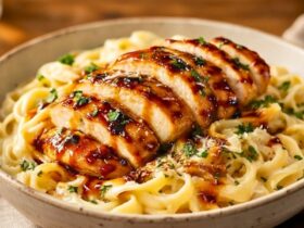 Hot Honey Balsamic Chicken Alfredo Recipe For Dinner