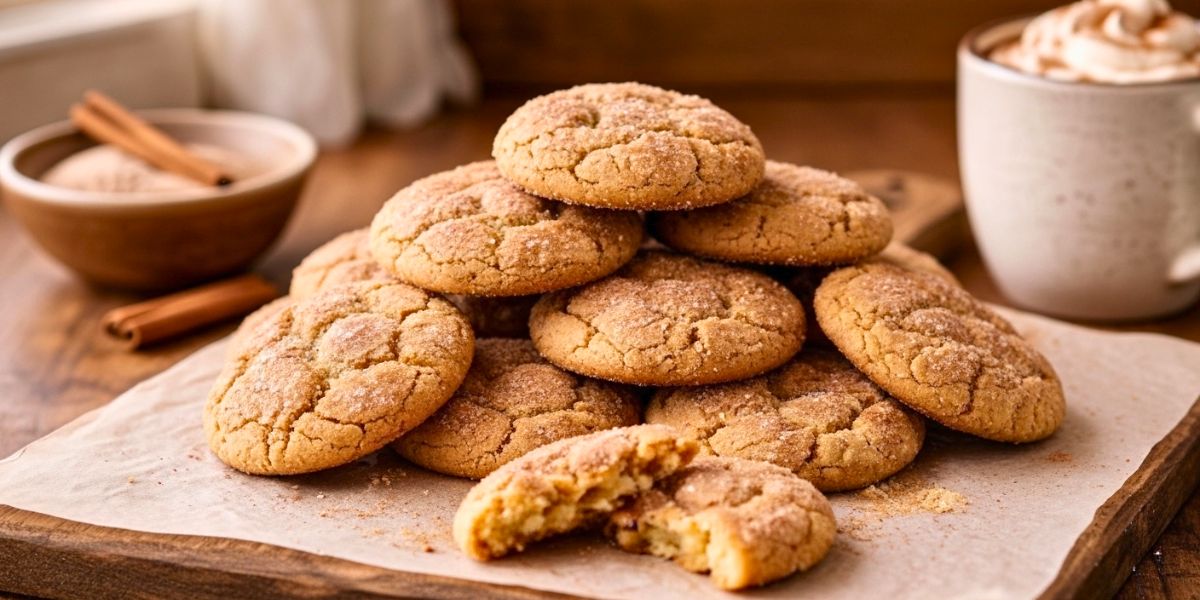 Irresistibly Soft Tasty Churro Crinkle Cookies Recipe