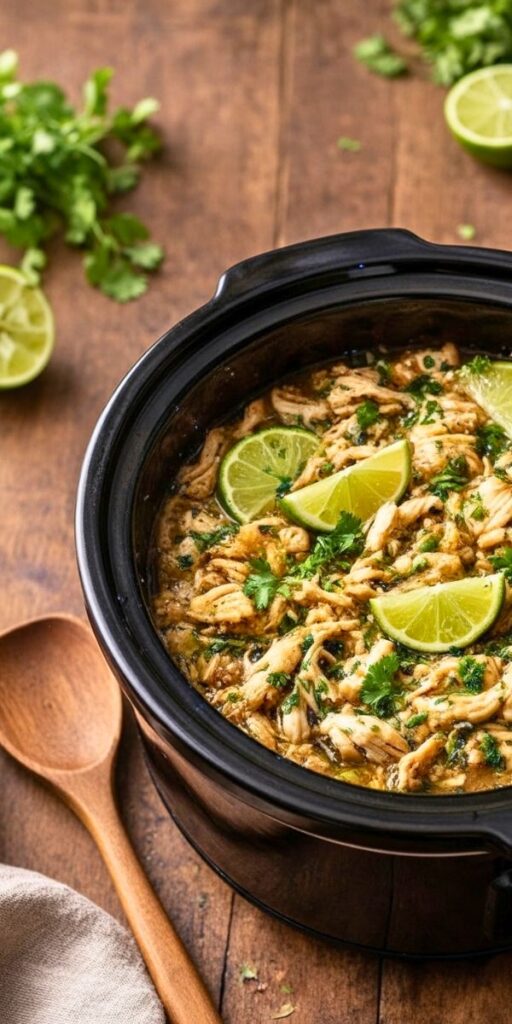 Juicy Slow Cooker Cilantro Lime Chicken Recipe