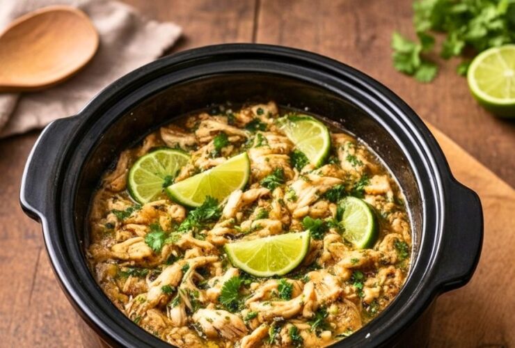 Juicy Slow Cooker Cilantro Lime Chicken Recipe