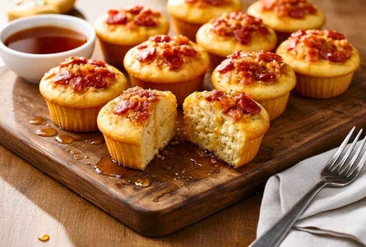 Maple Bacon Pancake Muffins Recipe