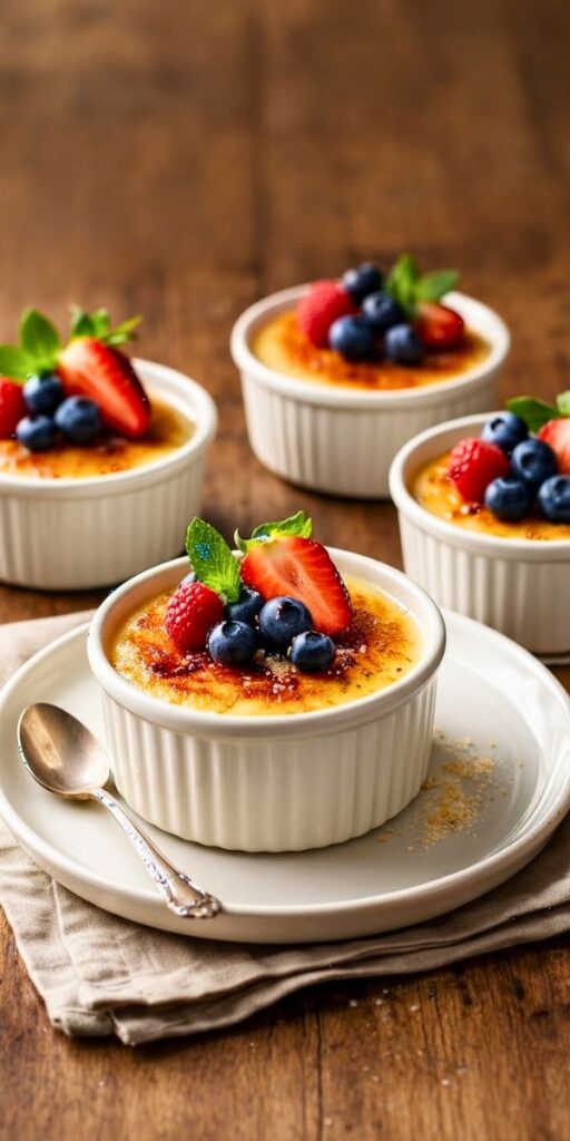 Mini Crème Brûlée Cheesecake Recipe