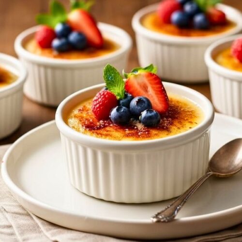 Mini Crème Brûlée Cheesecake Recipe