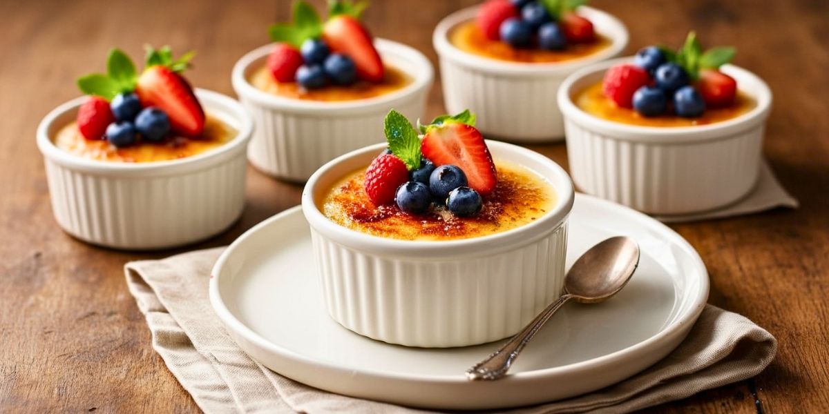 Mini Crème Brûlée Cheesecake Recipe