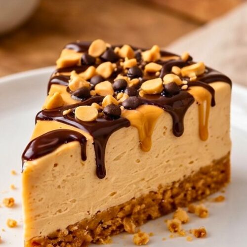 No-Bake Peanut Butter Cheesecake Recipe