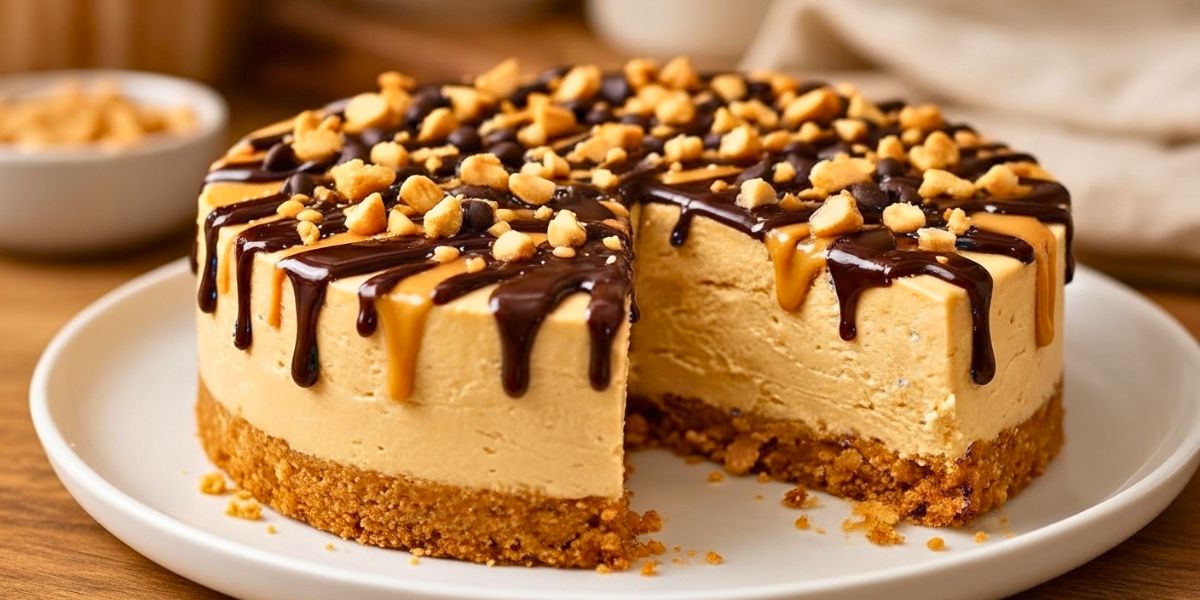 No-Bake Peanut Butter Cheesecake Recipe