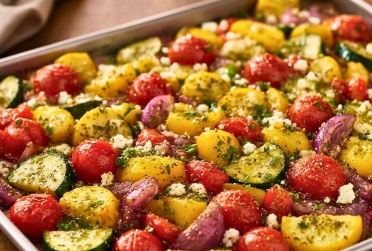 One-Pan Greek Vegetables Recipe