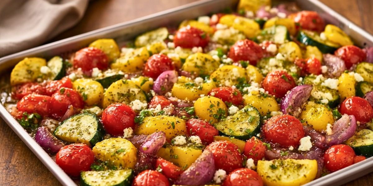 One-Pan Greek Vegetables Recipe