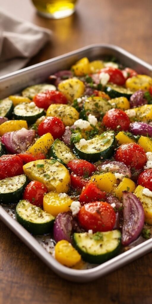 One-Pan Greek Vegetables Recipe