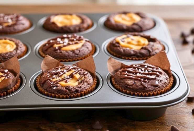 Peanut Butter Brownie Cups Recipe