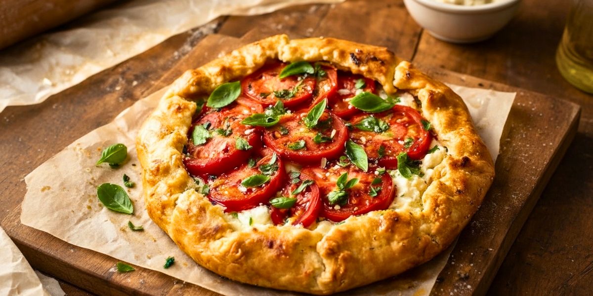 Perfectly Irresistible Rustic Tomato & Ricotta Galette Recipe