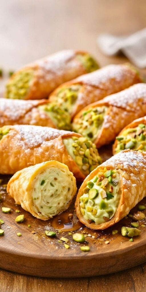 Pistachio Cannoli Recipe