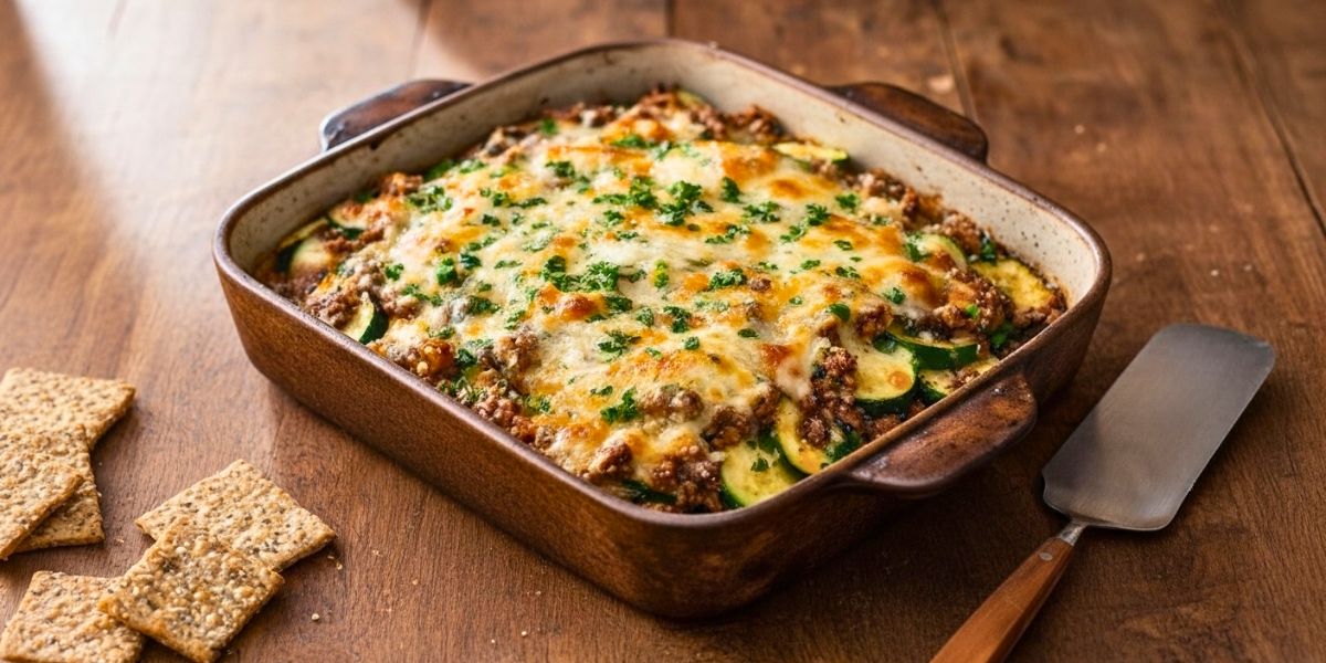 Satisfy Your Cravings with Ground Beef Zucchini Casserole