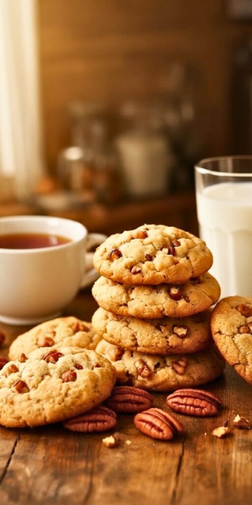 Soft Pecan Drop Cookies Recipe