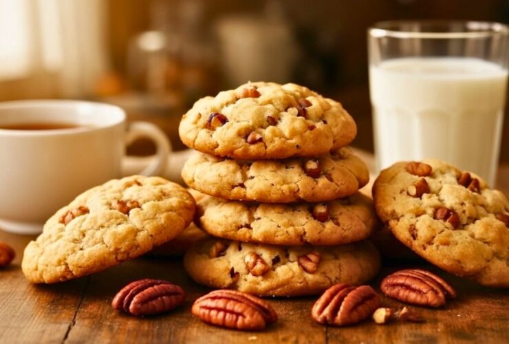 Soft Pecan Drop Cookies Recipe