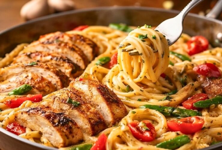 Spicy Cajun Chicken and Linguine in One-Pan Wonder Recipe