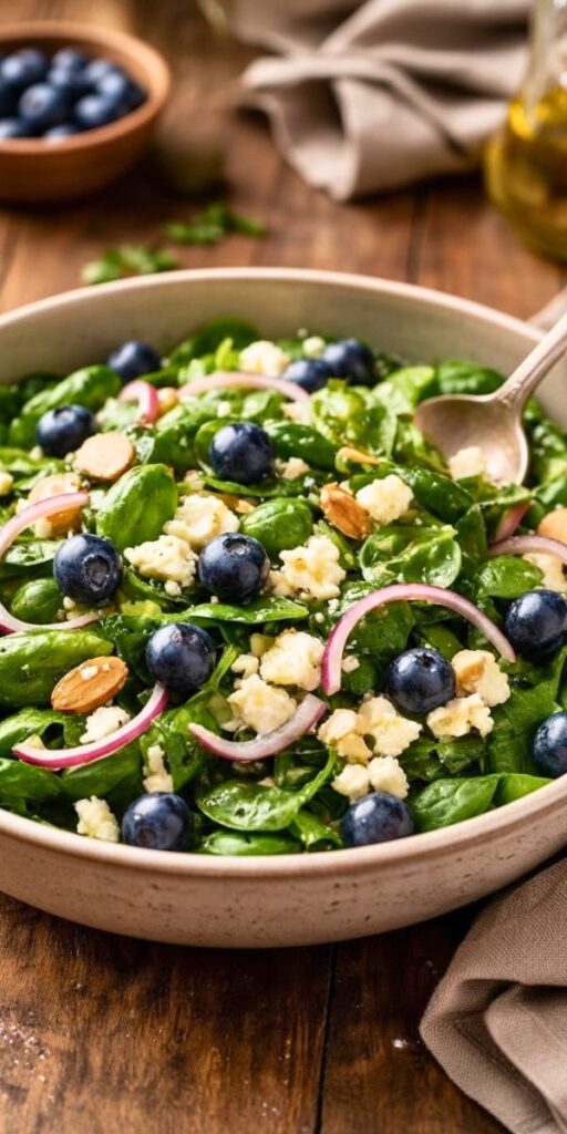 Spinach Blueberry Salad Recipe