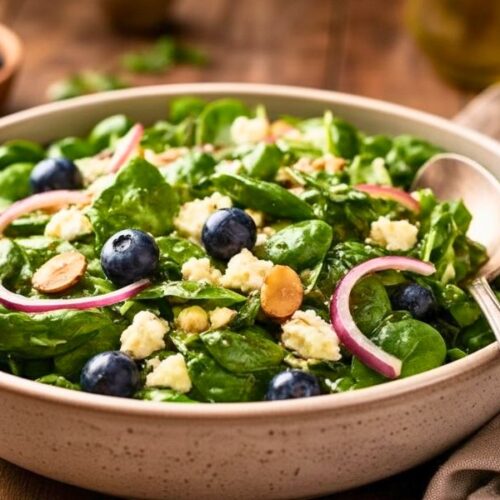 Spinach Blueberry Salad Recipe