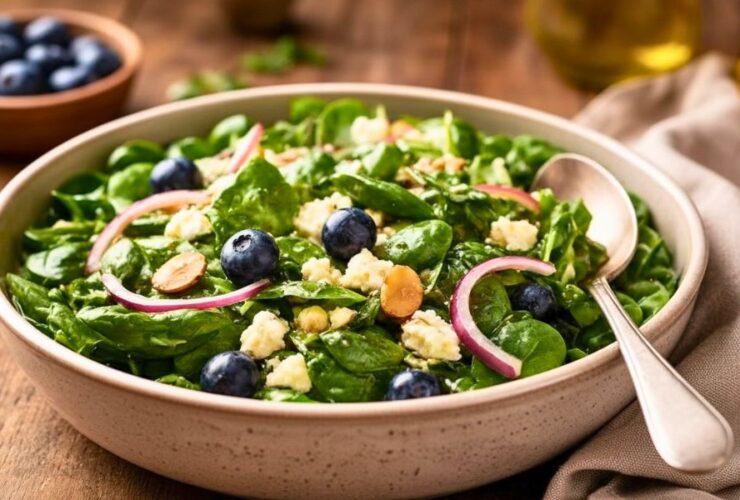 Spinach Blueberry Salad Recipe