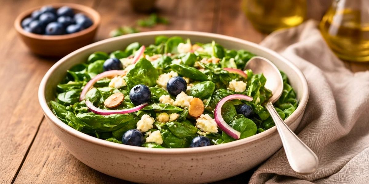 Spinach Blueberry Salad Recipe