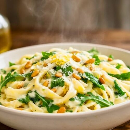 Stanley Tucci’s Creamy Lemon Ricotta Pasta with Arugula Recipe