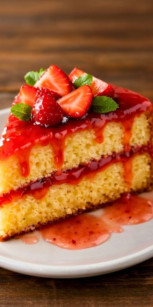 The Best Strawberry Mint Spirit Cake Recipe